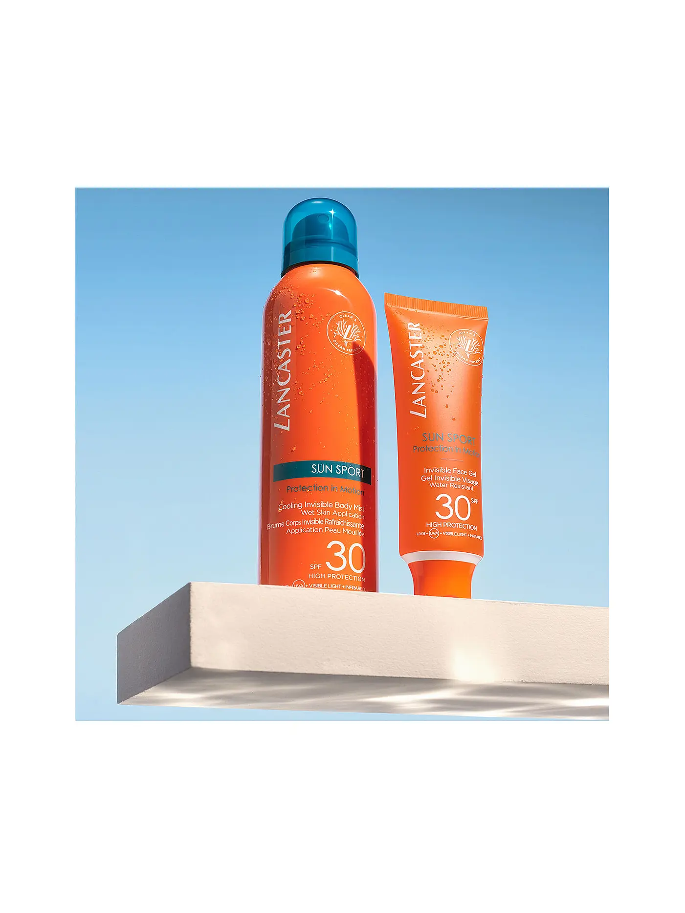 LANCASTER | Sun Sport Cooling Invisible Body Mist SPF30 200ml | 